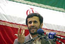 Irans Präsident Ahmadinejad; Foto: dpa