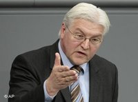 Frank-Walter Steinmeier im deutschen Bundestag; Foto: AP