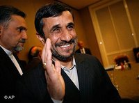 Mahmoud Ahmadinejad in Genf; Foto: AP