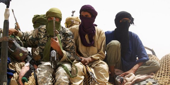 Kämpfer der islamistischen Gruppe Ansar Dine; Foto:AP/dapd