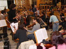 Das West-Östliche Diwan Orchester bei einer Probe; Foto: DW