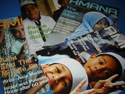 Various covers of various editions of the AMANA Magazine (photo: Yogi Sikand)