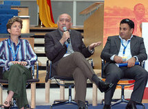 Podiumsdiskussion Global Media Forum; Foto: DW