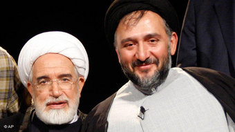 Mohammed Ali Abtahi und Mehdi Karrubi; Foto: AP