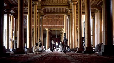 Jamia-Masjid-Moschee in Srinagar, Kaschmir; Foto: Wikimedia Commons