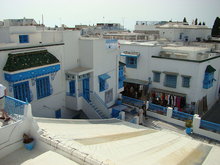 Ansicht von Sidi Bou Said; Foto: Wikimedia Commons