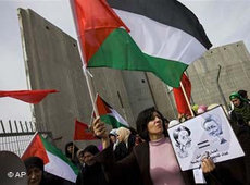 alästinenser in Silwan demonstrieren gegen den Abriss ihrer Häuser durch Israel; Foto: AP