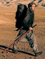 Rory Stewart in Afghanistan (photo from the cover of the German edition of his Afghanistan account; Piper Verlag/Malik)