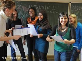 Integration class in Leipzig, Germany (photo: picture-alliance/ZB)