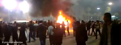 احتجاجات في ليبيا. الصورة: د ب ا