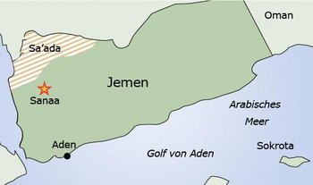 خارطة اليمن، الصورة دويتشه فيله 