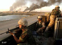 جنود بريطانيون في بصرة، الصورة: أ ب