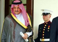 وزير الخارجية السعودي سعود الفيصل في واشنطن 2003، الصورة: أ ب
