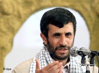رئيس جمهورية إيران أحمدي نجاد، الصورة: د ب أ