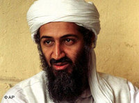 أسامة بن لادن، رأس تنظيم القاعدة، الصورة: أ.ب