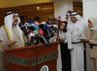 رئيس البرلمان الكويتي، جاسم الخرافي، الصورة: أ.ب 