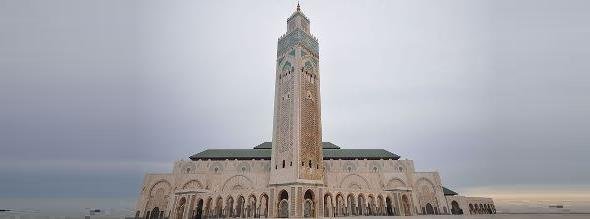 جامع الحسن الثاني في الدار البيضاء، الصورة وكيبيديا 
