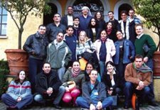 The Triangle crew at the first meeting in Italy (photo: Triangle,org.il)