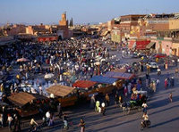 السوق الشعبي في مراكش، الصورة أ ب