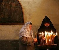 قس أرمني في بيت لحم، الصورة: أ.ب