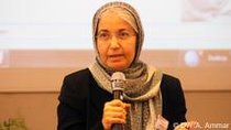 السيدة إنعام سيد محمود، إحدى المشاركات في منتدى بون، أكدت في مداخلتها على أهمية تطبيق مواقف السلام بين الأفراد على أرض الواقع. 