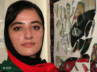 الرسامة الأفغانية شينكاي، الصورة: دويتشه فيله