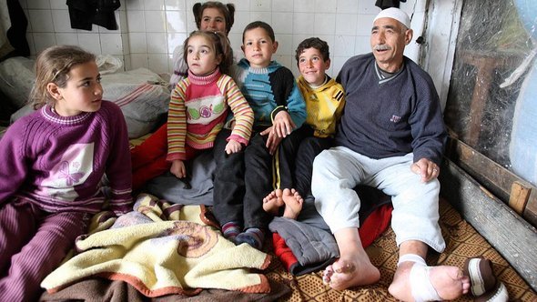 لاجئون سوريون في سهل البقاع. Reuters
