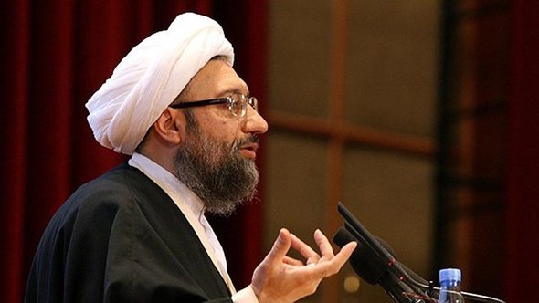 Ayatollah Sadegh Amoli Laridjani, Justizchef der Islamischen Republik Iran; Foto. © FARS
