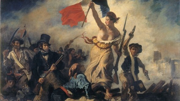 Eugene Delacroix' 'Liberty Leading the People' (1830) (image: DW)