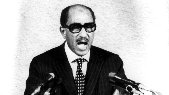 Egypt's former president Anwar al-Sadat (photo: AP)