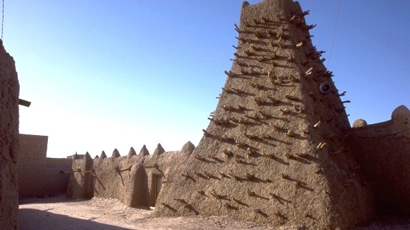 Moschee in Timbuktu; Foto: dpa
