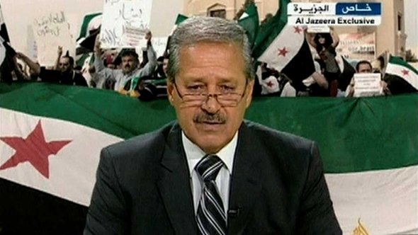 Ex-Botschafter Syriens im Irak auf Al-Jazeera, Foto: Reuters