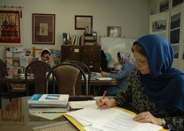 Office of the Book Council of Iran (photo: Alessandro Topa)