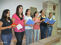 Members of the youth choir of the Magnificat music school (photo: DW)