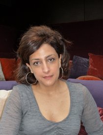The palestinian director Najwa Najjar (photo: Antje Bauer)