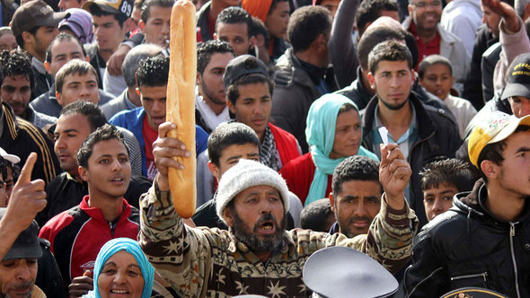 Unruhen in Sidi Bouzid; Foto: Reuters Unruhen in Sidi Bouzid; Foto: Reuters