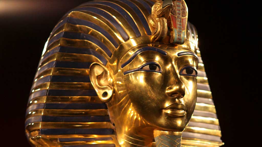 The burial mask of Tutankhamun (photo: picture-alliance/dpa)