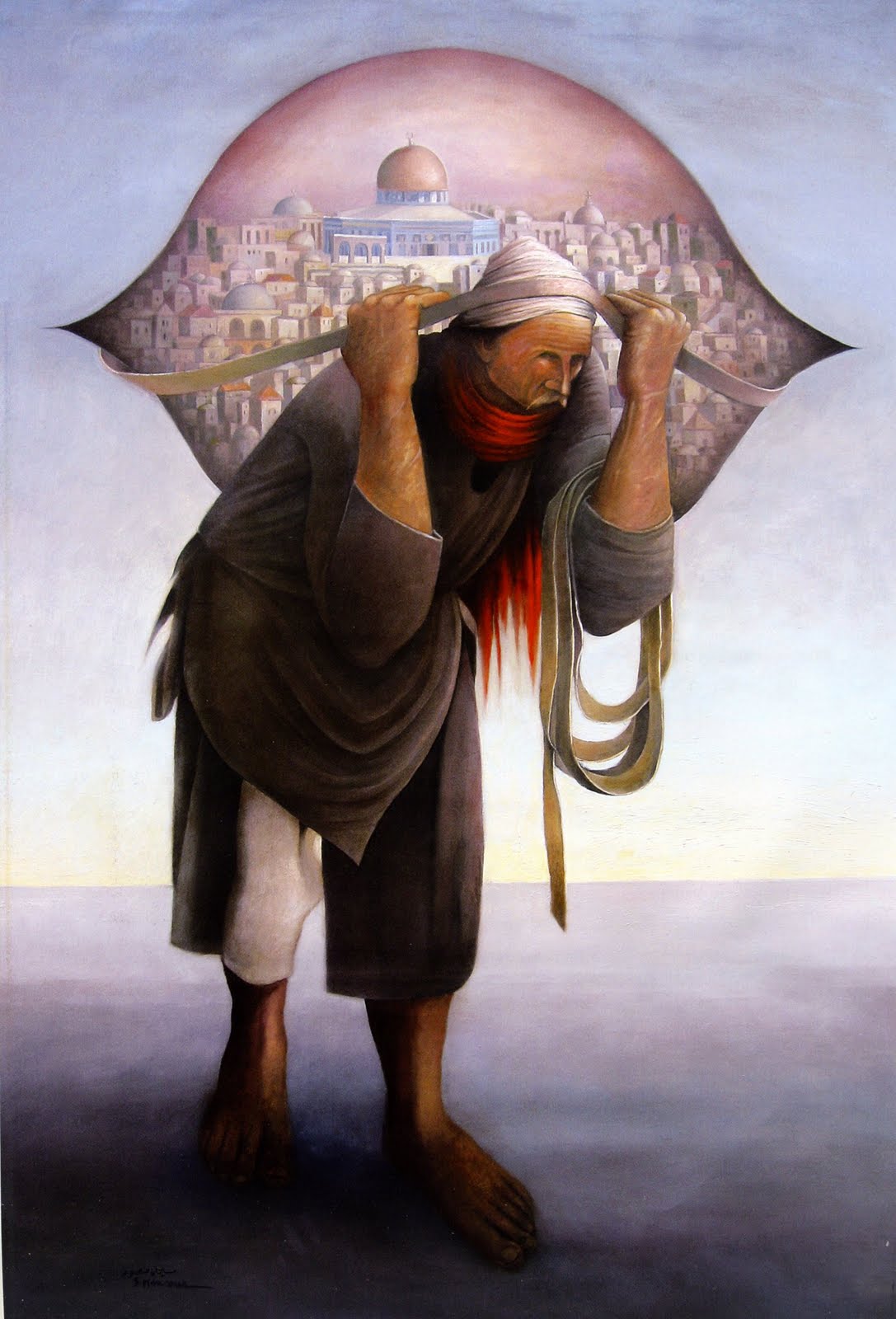 Suleiman Mansour's Camel of Burdens (photo: thetanjara.blogspot.com)