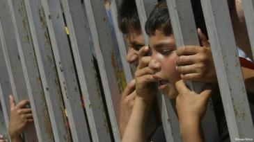 أطفال فلسطينيون في الضفة الغربية. Foto: imago/Xinhua