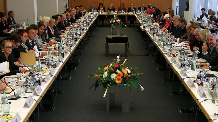 مفاوضات بين الأحزاب الألمانية على تشكيل حكومة ائتلافية. Foto:Reuters