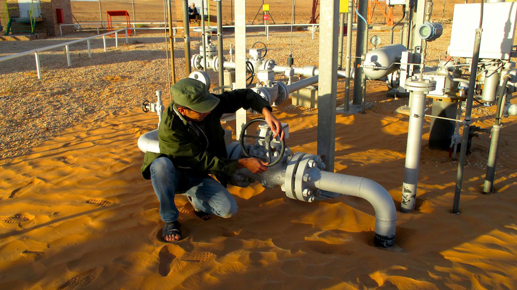 Erdölförderung in Libyen, Foto: DW/K. Zurutuza