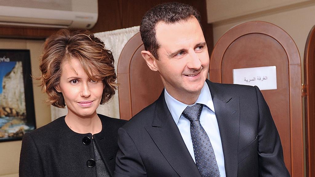 Bashar and Asma Assad in 2012 (photo: picture-alliance/dpa)