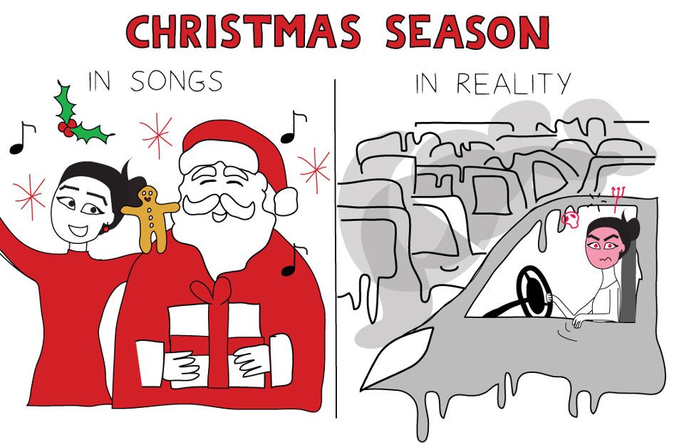 Illustration Christmas Season von Maya Zankoul; Foto: CC-BY-NC-ND