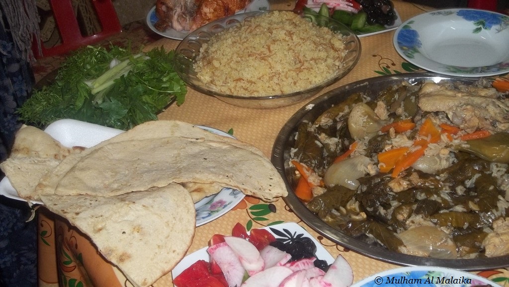 طعام في أحد بيوت الأيزيديين في كردستان العراق.  Mulham Al Malaika © 
