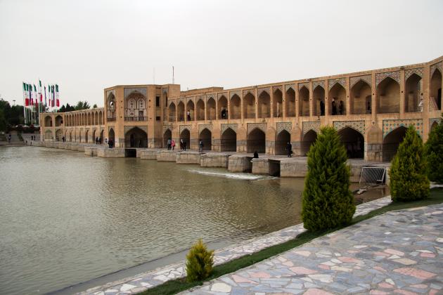 Khaju Bridge in Isfahan (photo: Shohreh Karimian/Johannes Ziemer)