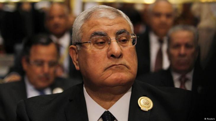 Egypt's transitional president Adly Mansour (photo: Reuters)