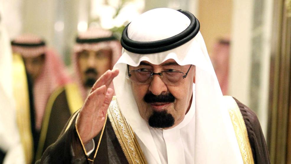 Der saudische König Abdullah bin Abd al-Aziz; Foto: dpa