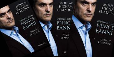 Photo montage of the cover of Prince Moulay Hicham el Alaoui's book