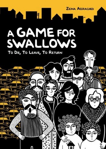 Cover of "A Game for Swallows" by Zeina Abirached, published by Graphic Universe