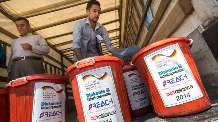 German humanitarian aid in Erbil (photo: picture-alliance/dpa)